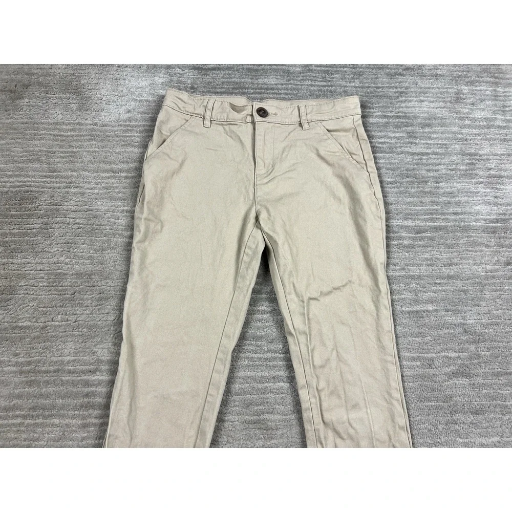 Old‎ Navy Pants Boys 14 Slim Beige Skinny Adjustable Chino Casual